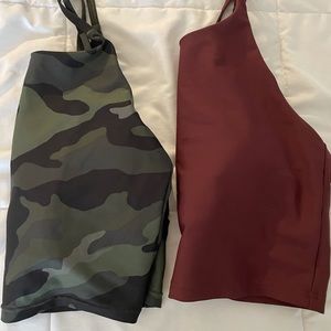 Workout cropped tank top bundle